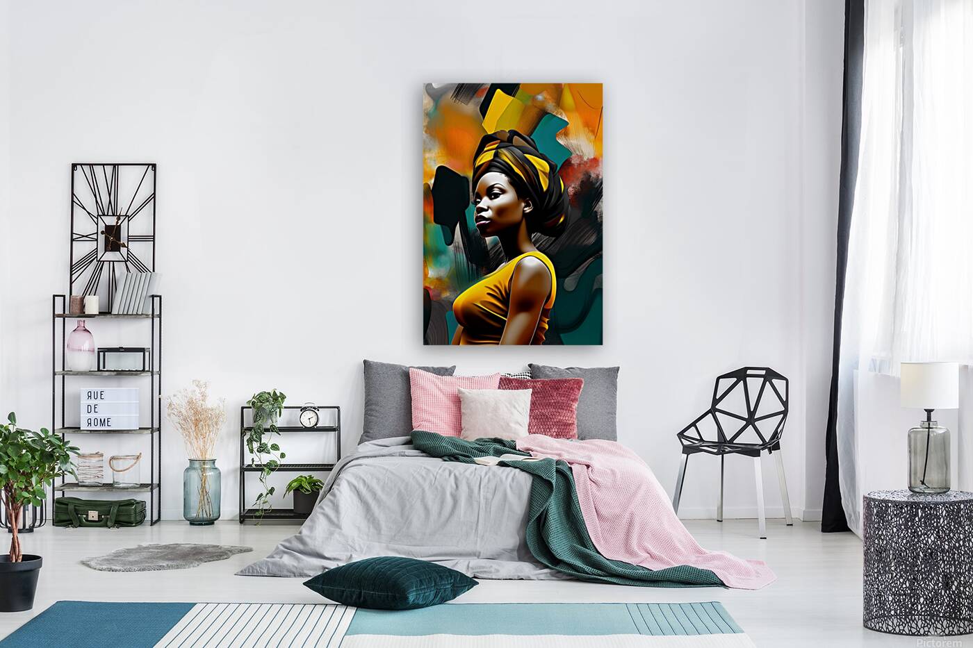 African Lady 18 Reproduction