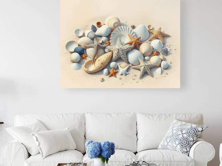 Shells and Starfish 5 by Esmonbijouart