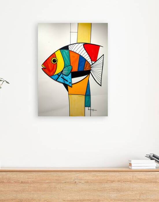 Vibrant Fish Artwork Reproduction