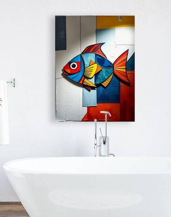 Vibrant Fish Artwork 6 Reproduction