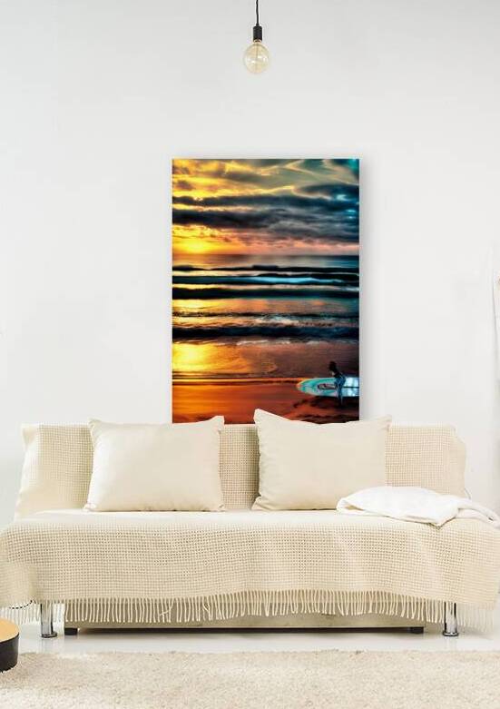 Sunset Surfing Reproduction