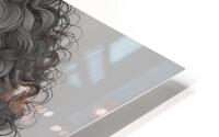 Curly Hair Character Design 22 HD Metal print