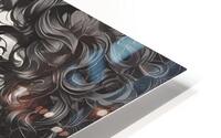 Curly Hair Character Design 6 HD Metal print