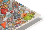 A crazy world HD Metal print