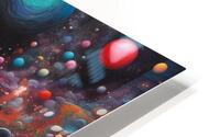 Space Fantasy HD Metal print