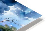 Dramatic Tornado Swirling Over Plain HD Metal print