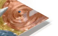 Abstract Landscape with Metallic Elements HD Metal print