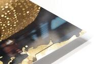 Gold and black 21 HD Metal print
