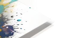 Colorful splattered paint HD Metal print