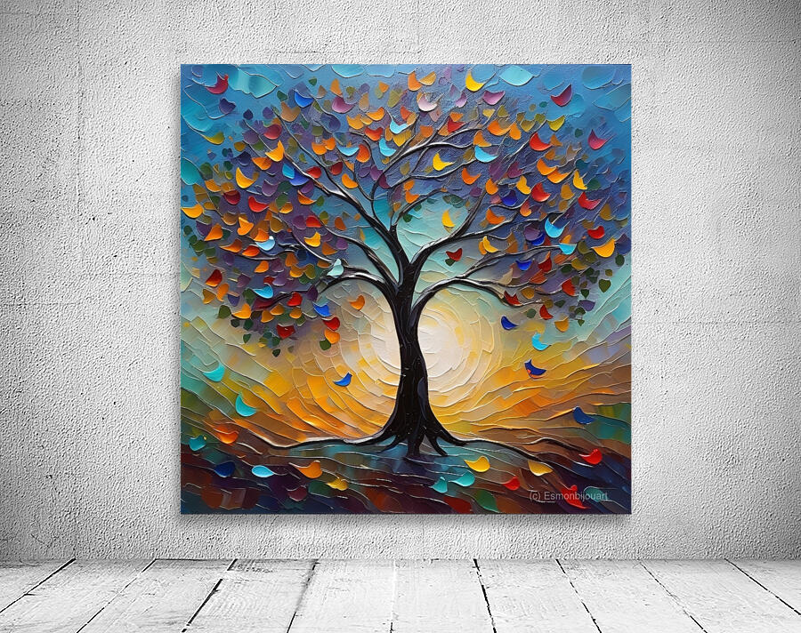 Artistic Tree of Life 72 Wall Preview