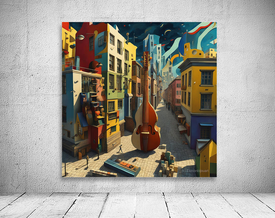 A Musical Cityscape 15 Wall Preview