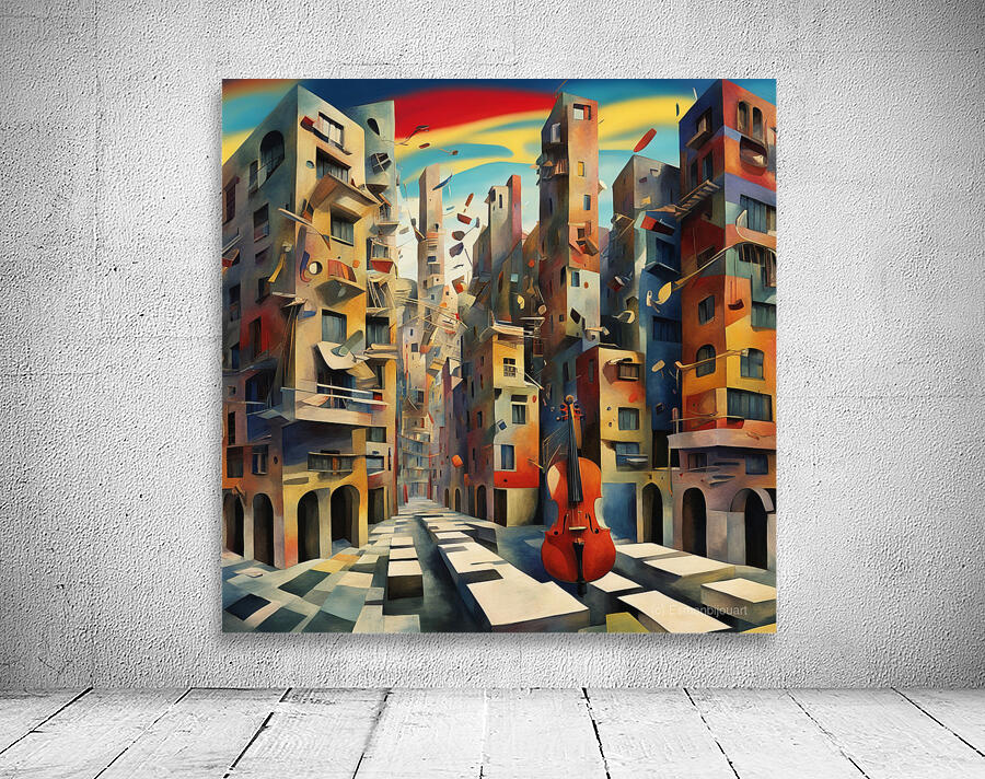 A Musical Cityscape 31 Wall Preview