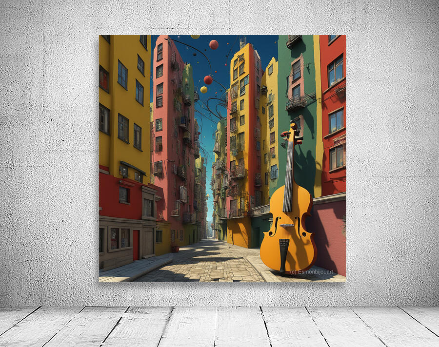 A Musical Cityscape 21 Wall Preview