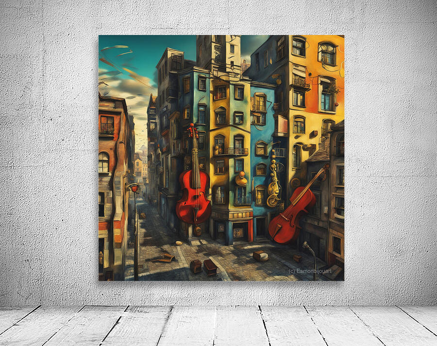 A Musical Cityscape 16 Wall Preview