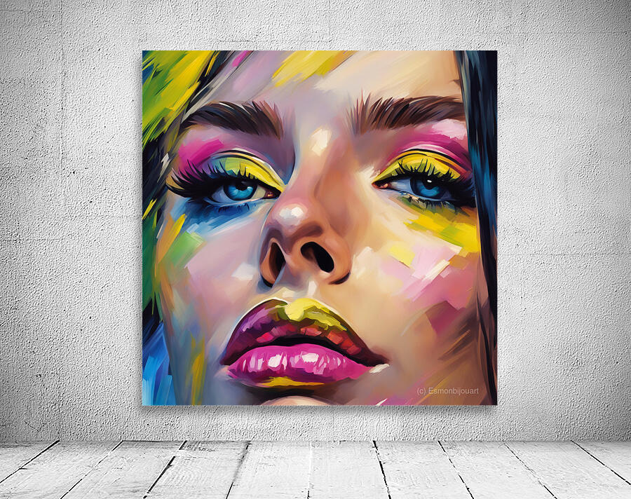 Painted Portrait 40 Wall Preview