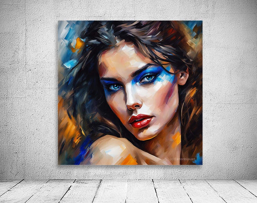 Painted Portrait Wall Preview