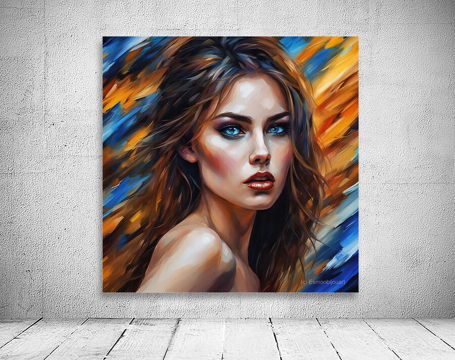 Painted Portrait 3 Wall Preview