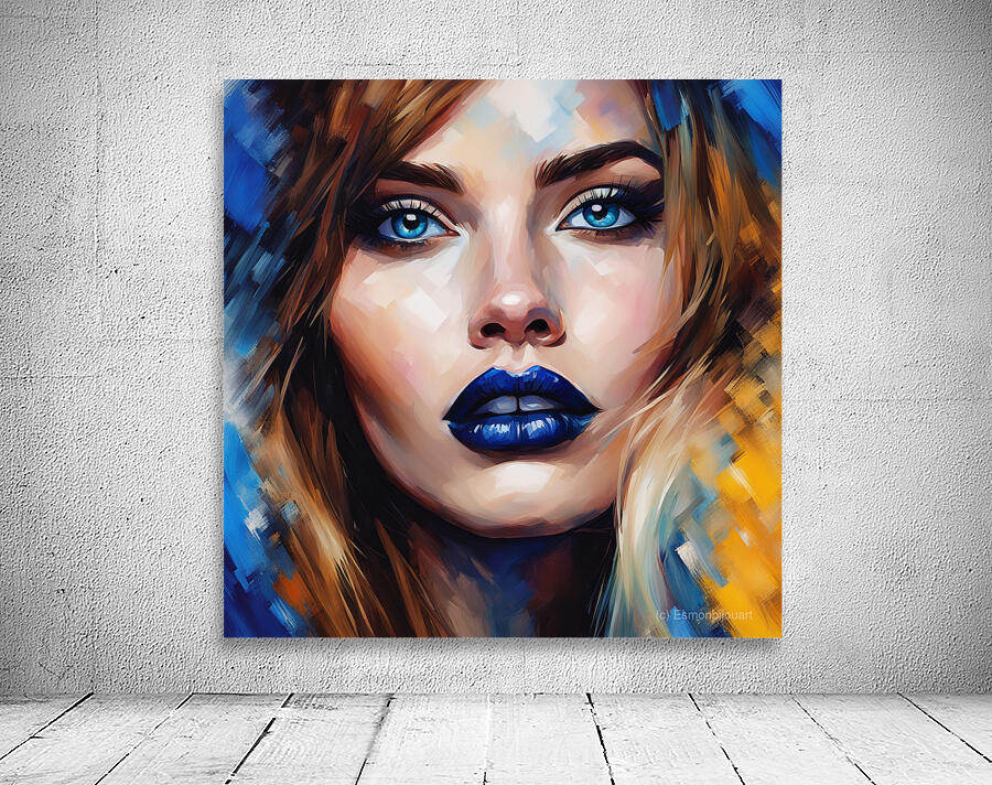 Painted Portrait 13 Wall Preview