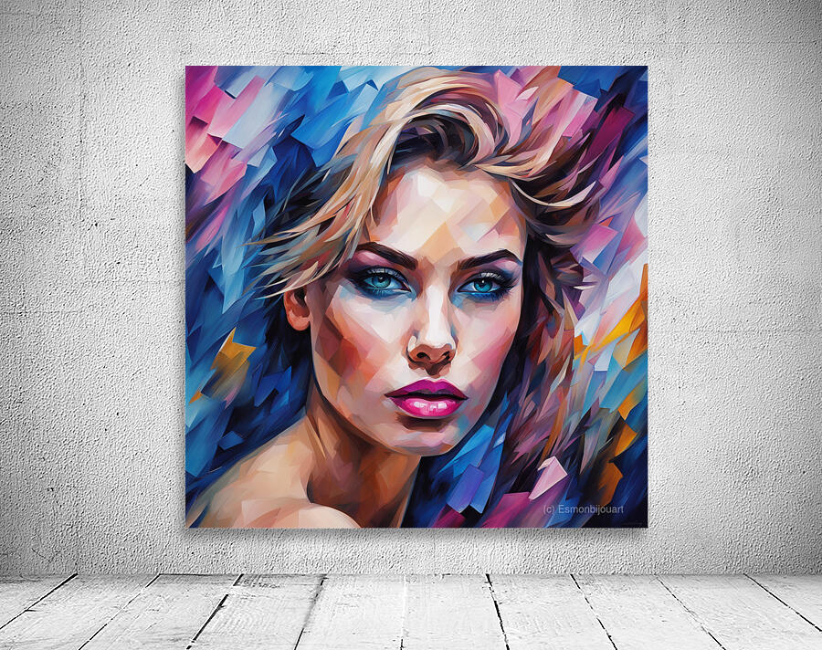 Painted Portrait 30 Wall Preview