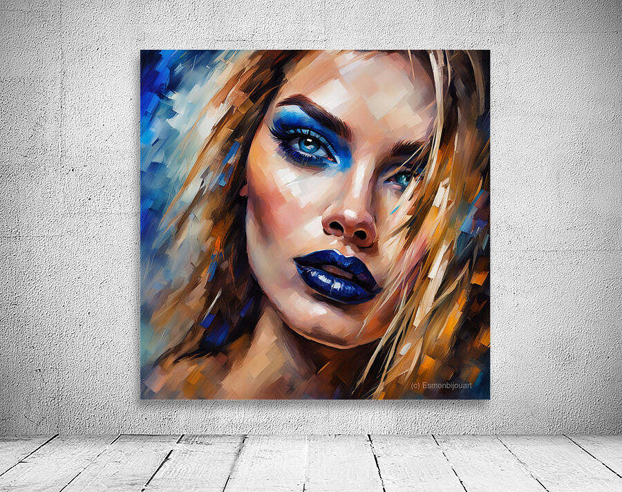 Painted Portrait 8 Wall Preview