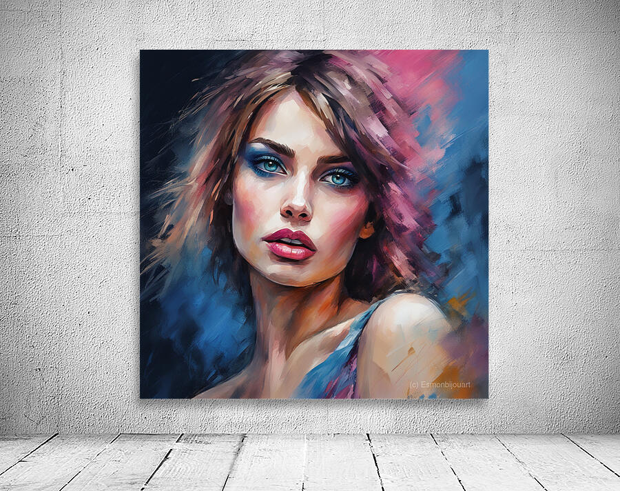 Painted Portrait 29 Wall Preview