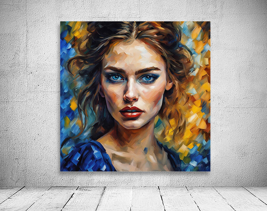 Painted Portrait 5 Wall Preview