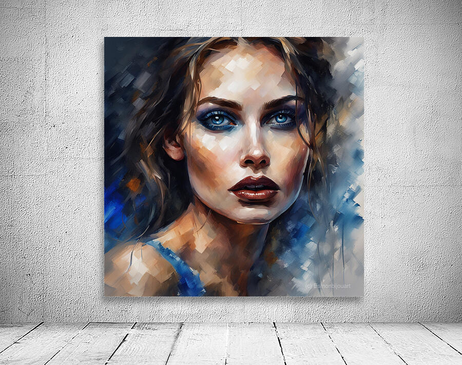 Painted Portrait 26 Wall Preview
