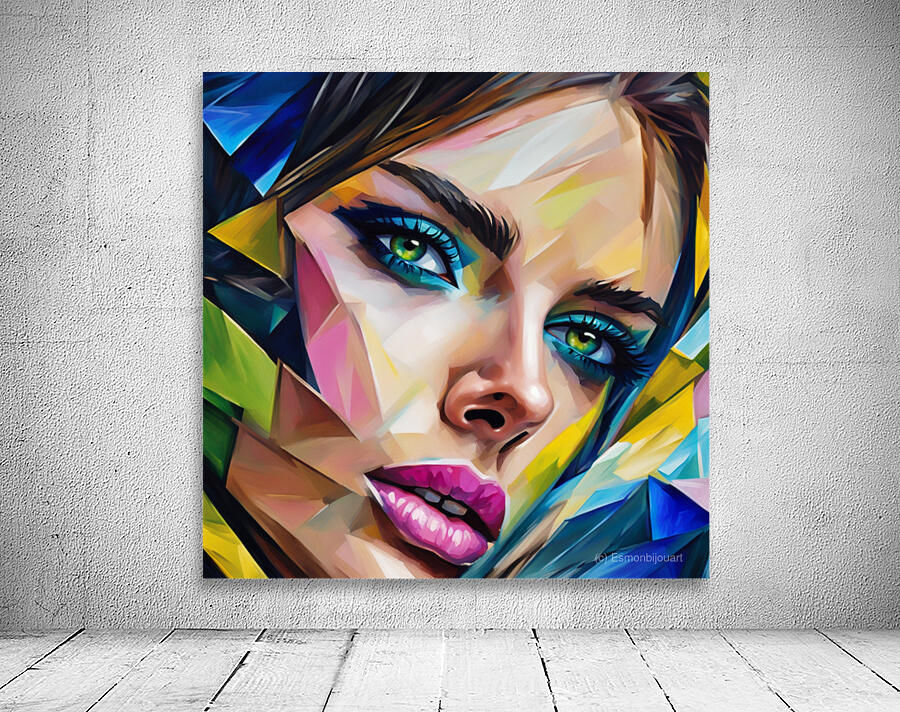 Painted Portrait 39 Wall Preview