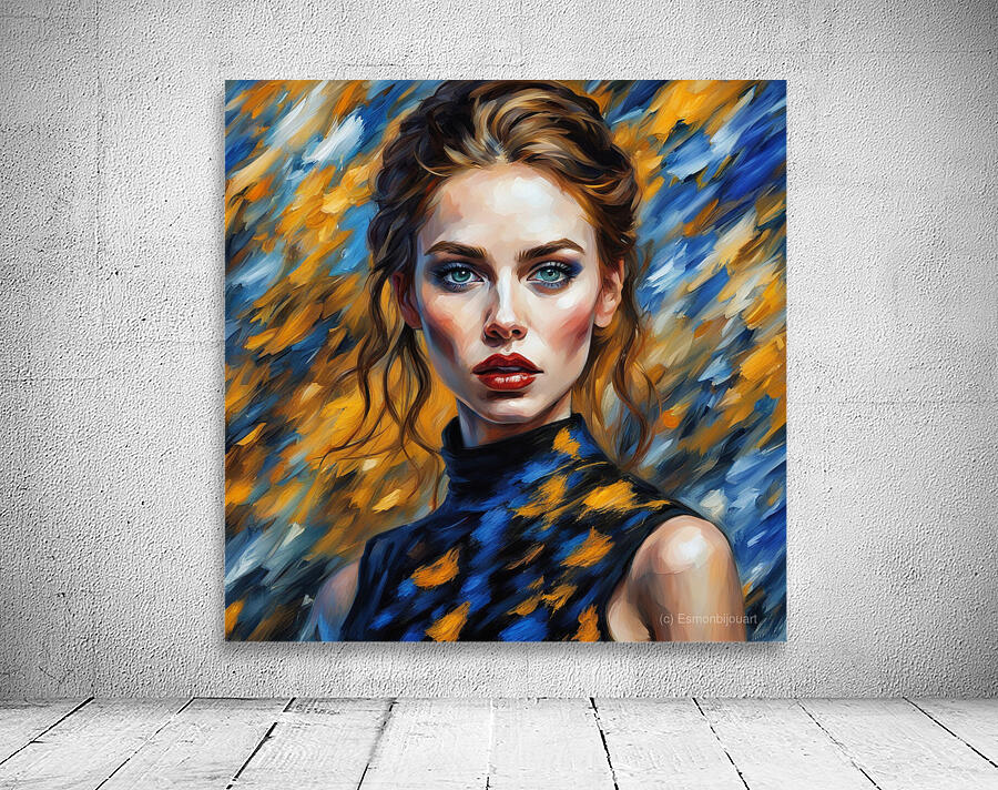 Painted Portrait 20 Wall Preview