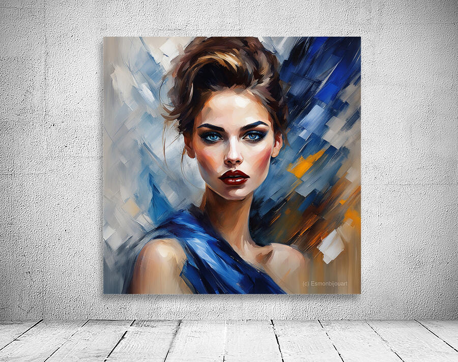 Painted Portrait 21 Wall Preview