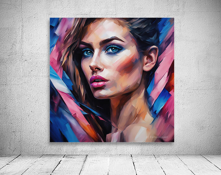 Painted Portrait 32 Wall Preview