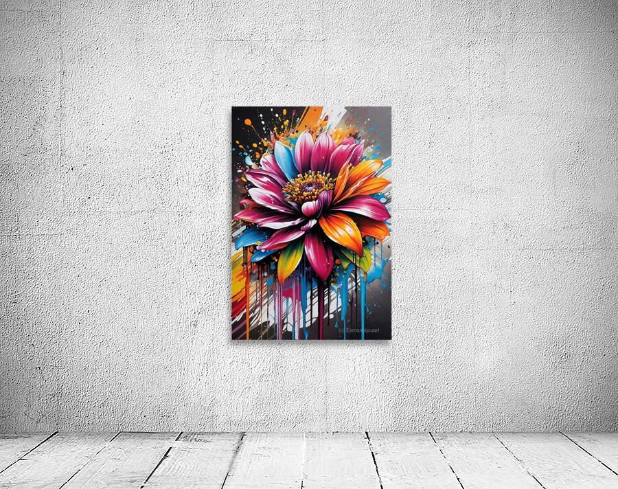 Colorful Floral Art 35 Wall Preview