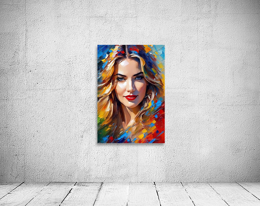 Colorful Abstract Portrait 85 Wall Preview
