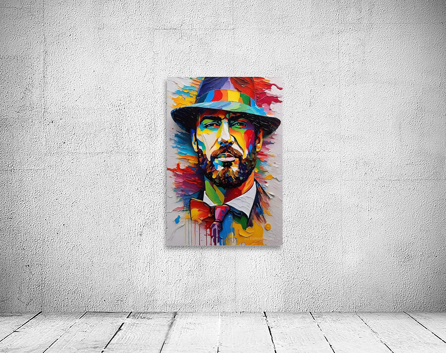 Colorful Abstract Portrait 68 Wall Preview