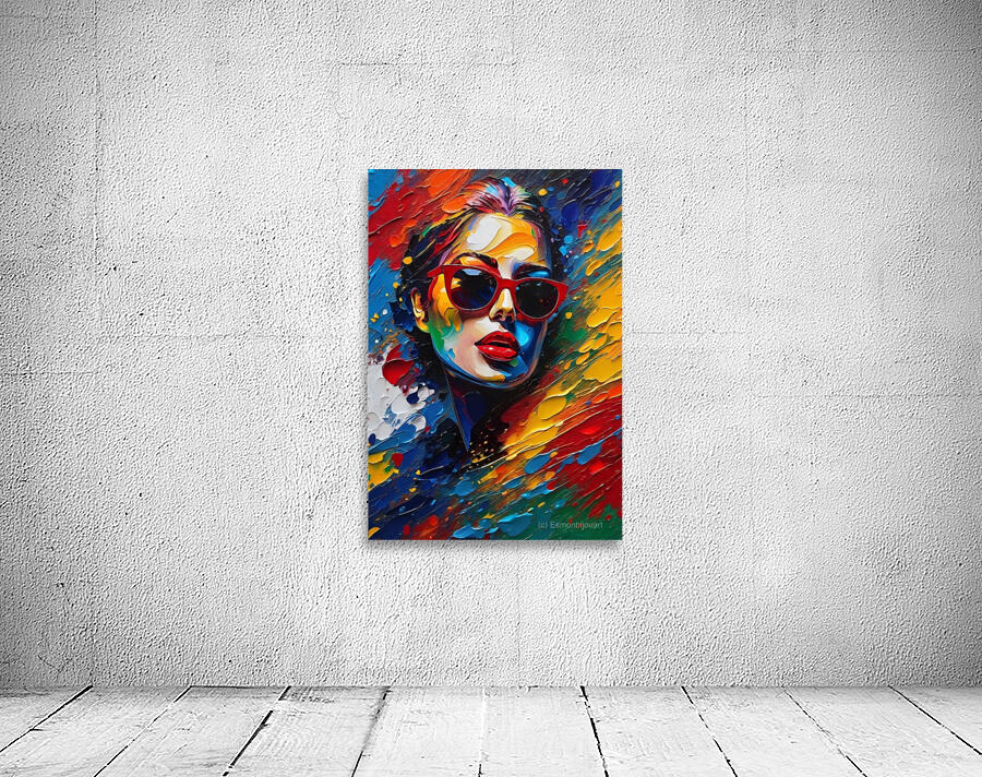 Colorful Abstract Portrait 67 Wall Preview