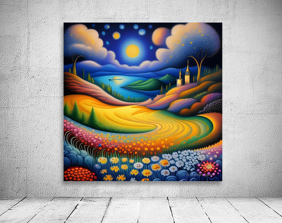 Flower Dreamscape 5 Wall Preview