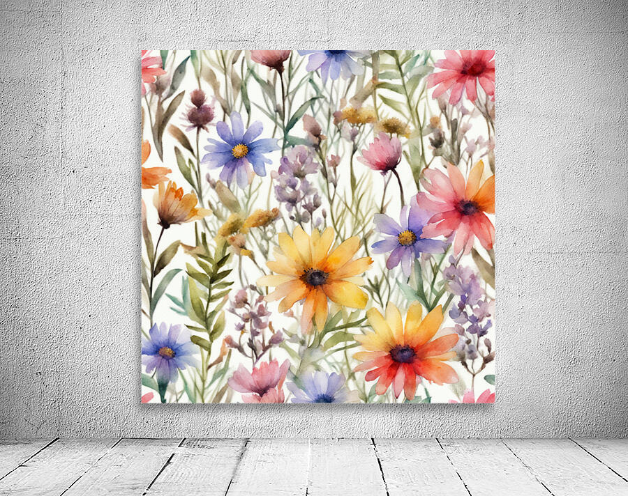 Wild flowers Wall Preview
