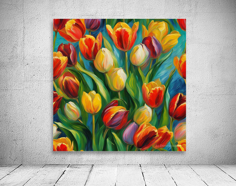Tulips 4 Wall Preview
