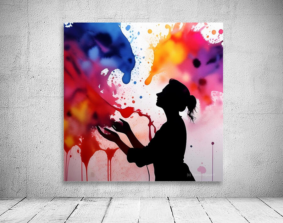 Colorful splash art 112 Wall Preview
