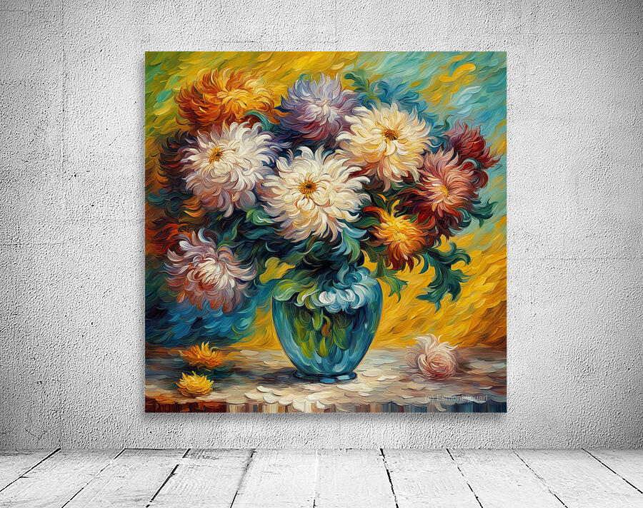 Chrysanthemum 4 Wall Preview
