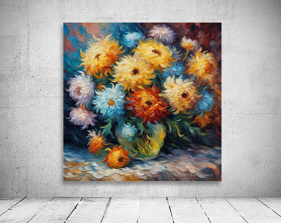 Chrysanthemum 3 Wall Preview