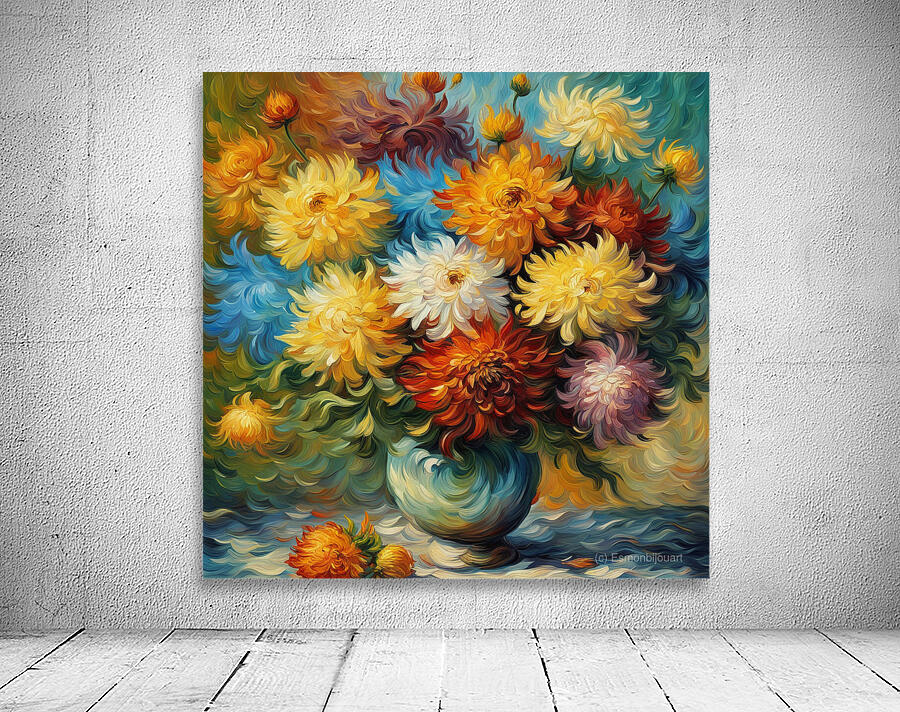Chrysanthemum 2 Wall Preview