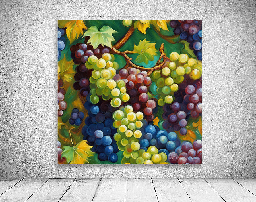 Vineyard Vibrancy Wall Preview