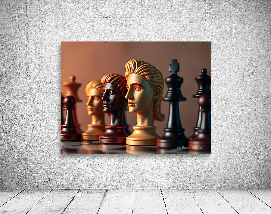 Surreal Chess 21 Wall Preview