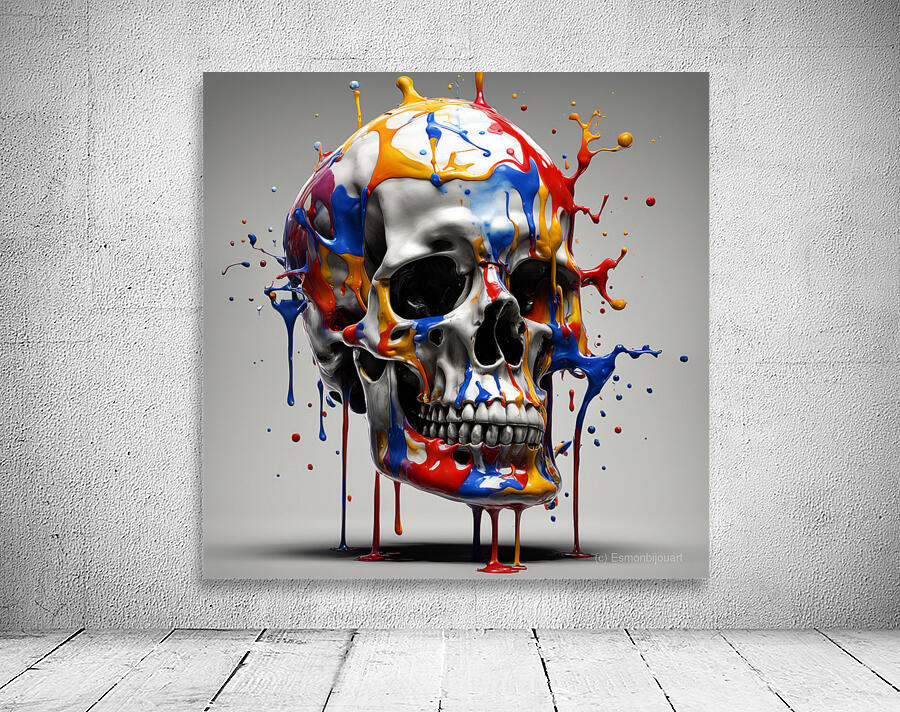 Artistic Skeleton 2 Wall Preview