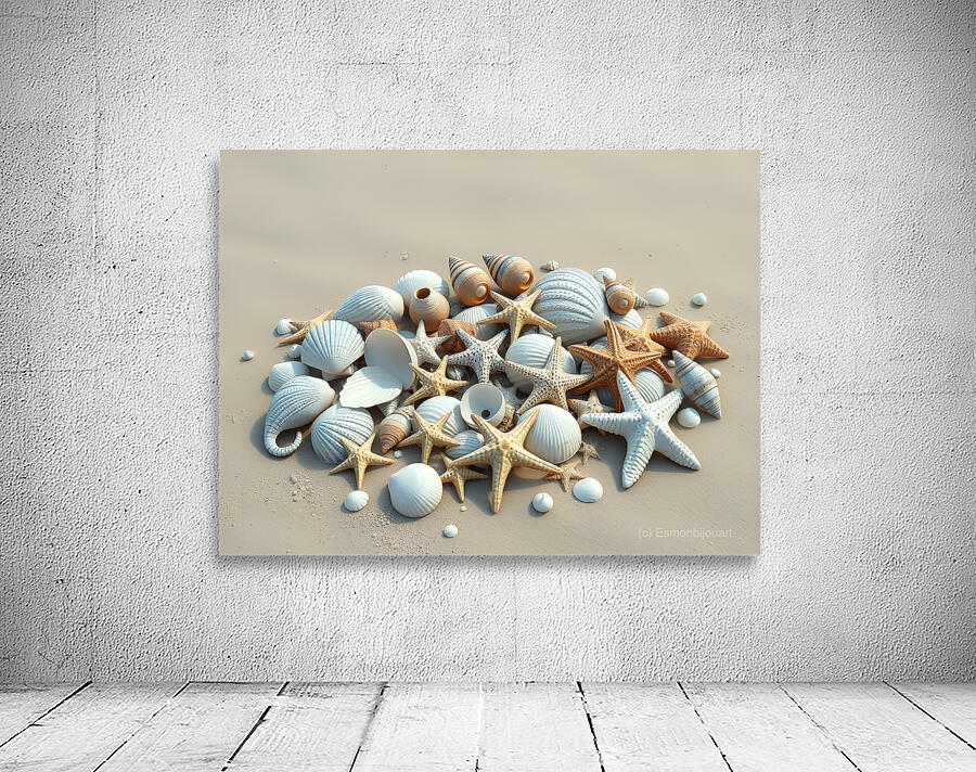 Shells and Starfish 3 Wall Preview