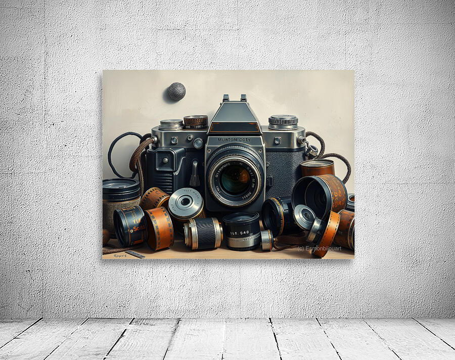 Vintage Camera Wall Preview