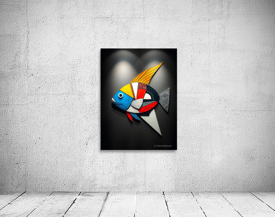 Vibrant Fish Artwork 3 Wall Preview