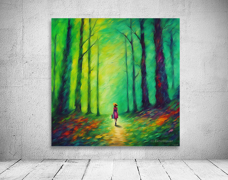 Walking through the forest 17 Wall Preview