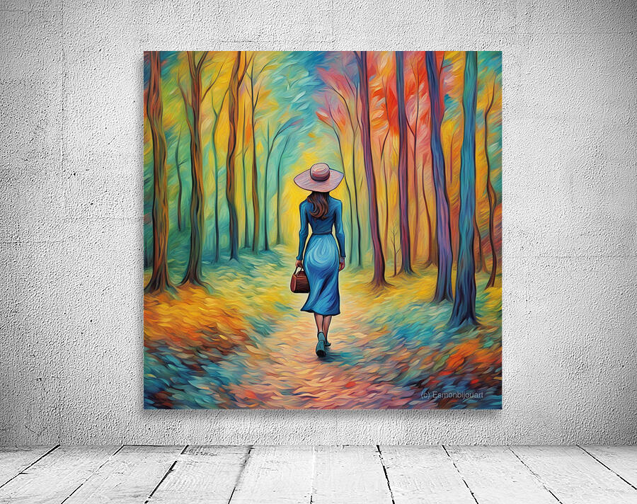Walking through the forest 19 Wall Preview